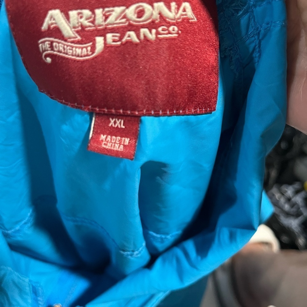 Arizona Jean Company Blue Cape Jacket - Picture 7 of 7